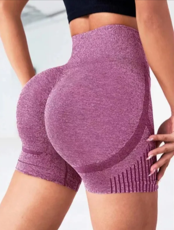 Elegant Seamless Yoga Shorts