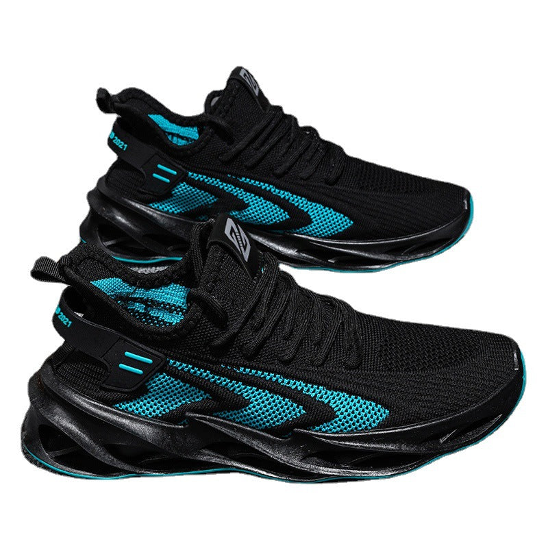 Elegant Ventilated Athletic Footwear for Men