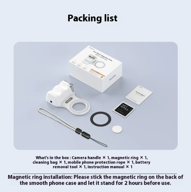 MagSafe Bluetooth Camera Controller – Aluminum Alloy Phone Photography Grip
