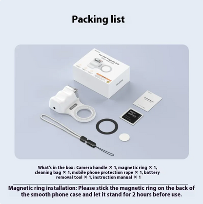 MagSafe Bluetooth Camera Controller – Aluminum Alloy Phone Photography Grip