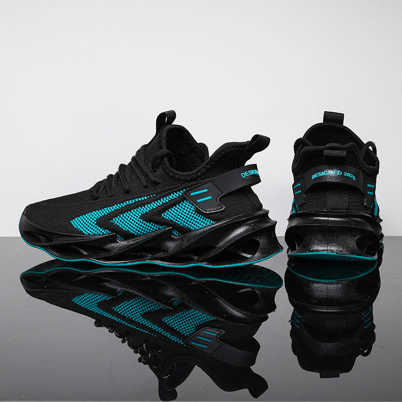 Elegant Ventilated Athletic Footwear for Men