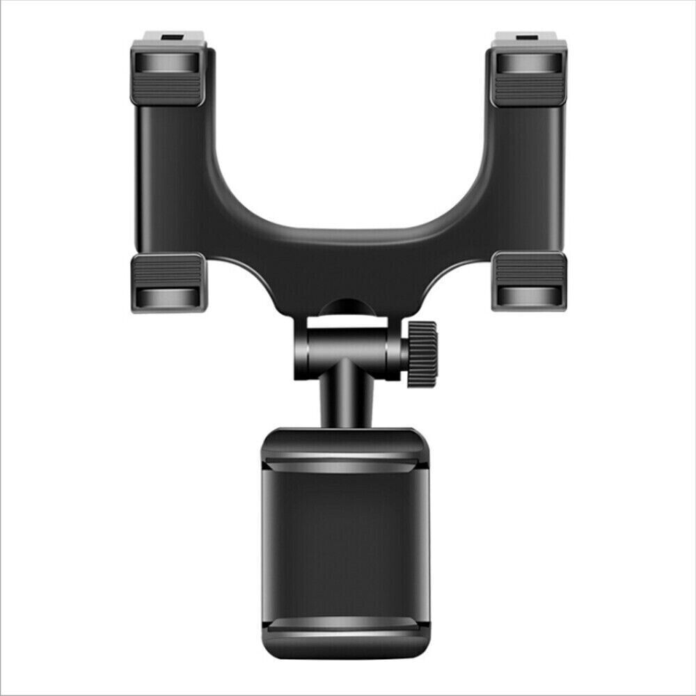 Car Rear View Mirror Phone Holder 360° Rotation Universal Mount Stand Clip Clamp