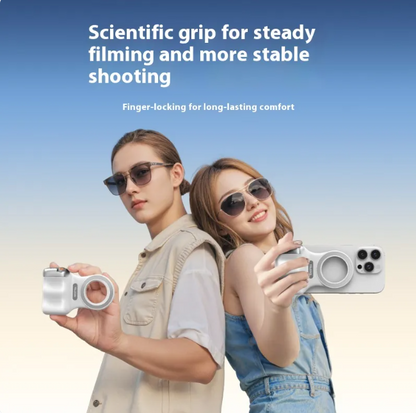 MagSafe Bluetooth Camera Controller – Aluminum Alloy Phone Photography Grip