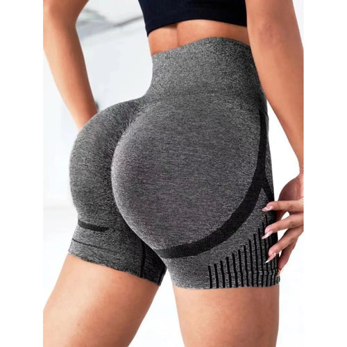 High-Rise Seamless Yoga Shorts