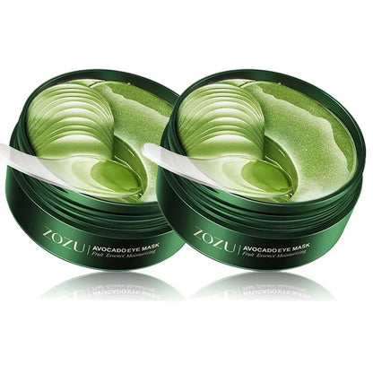 Collagen Eye Patches for Dark Circles & Puffiness – Avocado 24K Gold Hyaluronic Acid Eye Mask (60/120pcs)