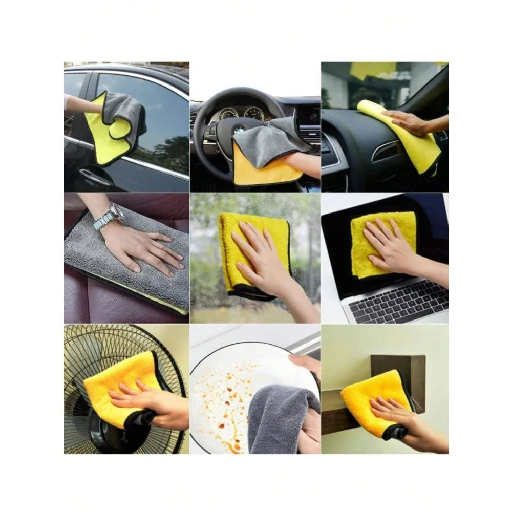 1/2/3/6/10pcs 30X60cm Microfiber Car Cleaning Towels Soft Quick Drying high absorbency paint safe