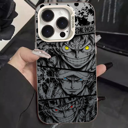 One Piece Phone Case – Luffy Law Ace Sabo Kid Anime iPhone Case | Hard PC Drop Protection Cover for iPhone 7 8 X XR 11 12 13 14 15 16 17 Pro Max Plus Air SE