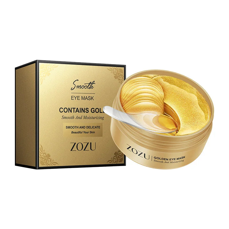 Collagen Eye Patches for Dark Circles & Puffiness – Avocado 24K Gold Hyaluronic Acid Eye Mask (60/120pcs)