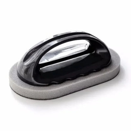 Reusable Emery Magic Sponge – Kitchen Pot Brush with Handle