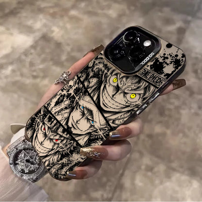 One Piece Phone Case – Luffy Law Ace Sabo Kid Anime iPhone Case | Hard PC Drop Protection Cover for iPhone 7 8 X XR 11 12 13 14 15 16 17 Pro Max Plus Air SE