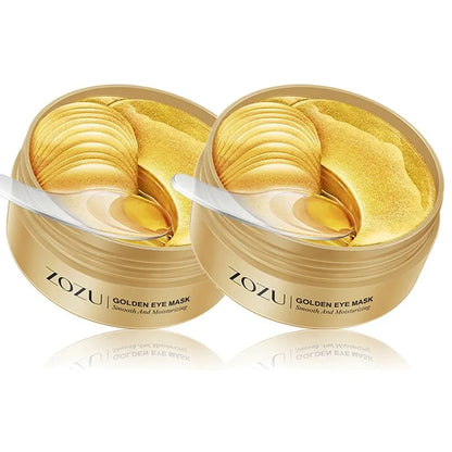 Collagen Eye Patches for Dark Circles & Puffiness – Avocado 24K Gold Hyaluronic Acid Eye Mask (60/120pcs)