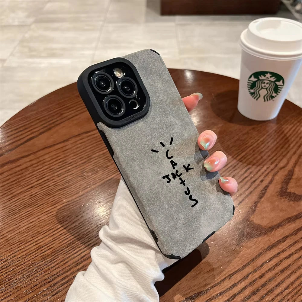 Leather Flip Phone Case for iPhone 16 15 14 13 12 11 Pro Max Plus XR XS X | PU Leather Wallet Case Streetwear Fashion Full Coverage Cover