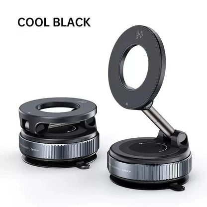 Magnetic Car Phone Mount 360° – Foldable Windshield Dashboard Holder | Strong Suction | iPhone & Android