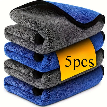 1/2/3/6/10pcs 30X60cm Microfiber Car Cleaning Towels Soft Quick Drying high absorbency paint safe
