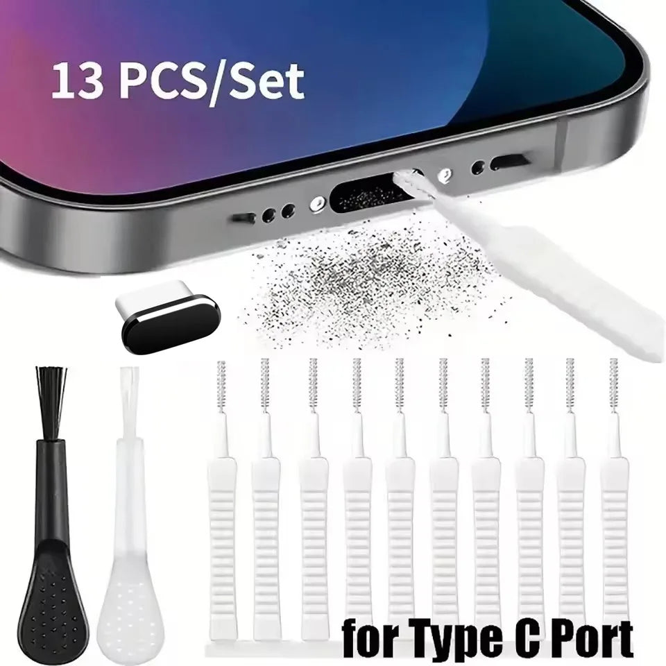 Phone Cleaning Kit – Speaker & Charging Port Cleaner for iPhone & Android