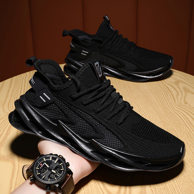 Elegant Ventilated Athletic Footwear for Men