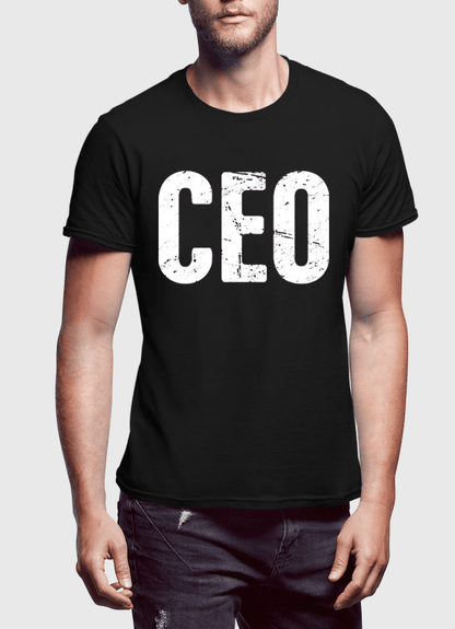 CEO Graphic T-Shirt – Men's Short Sleeve Cotton Entrepreneur Tee