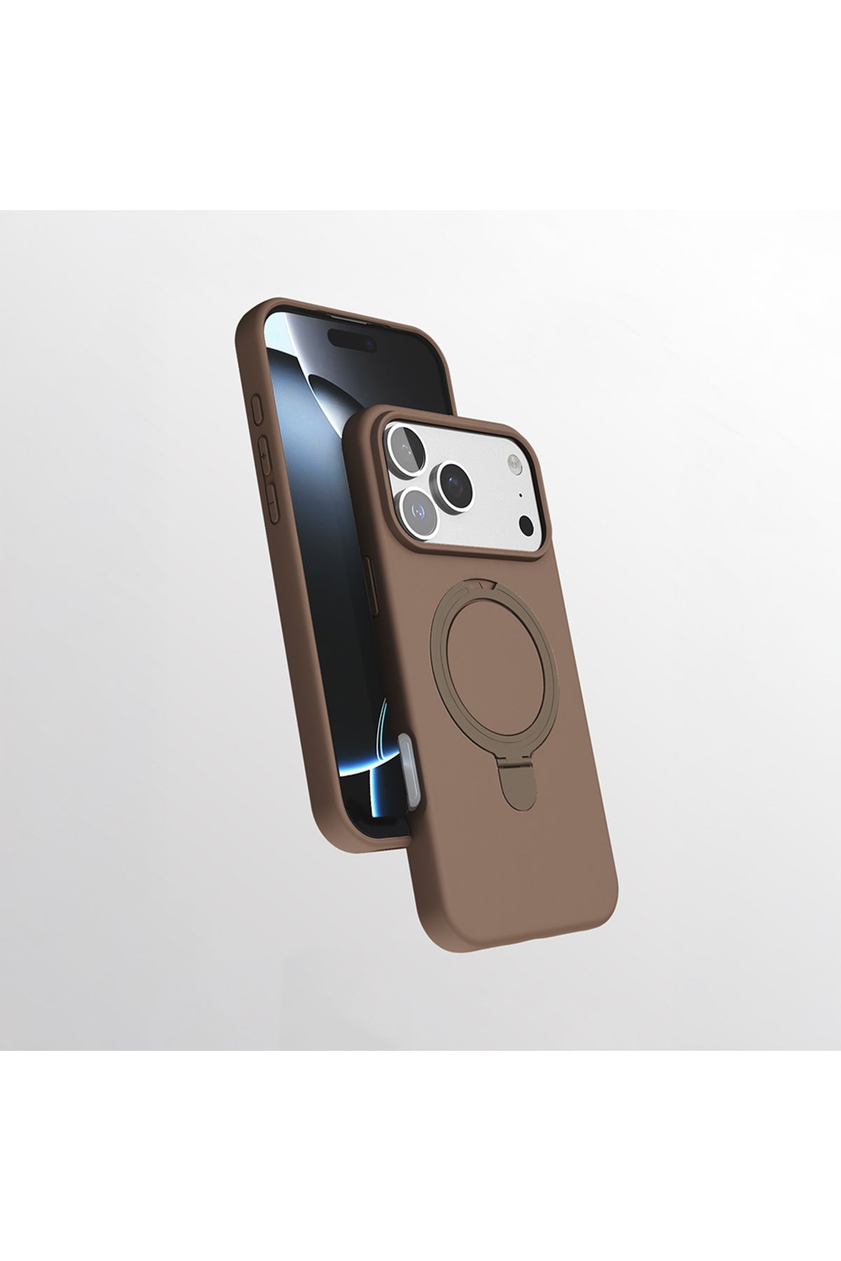 iPhone 17 Pro Max Case Magnetic Charging Ring Stand - Samara Cover