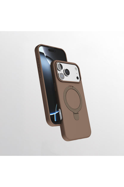 iPhone 17 Pro Max Case Magnetic Charging Ring Stand - Samara Cover