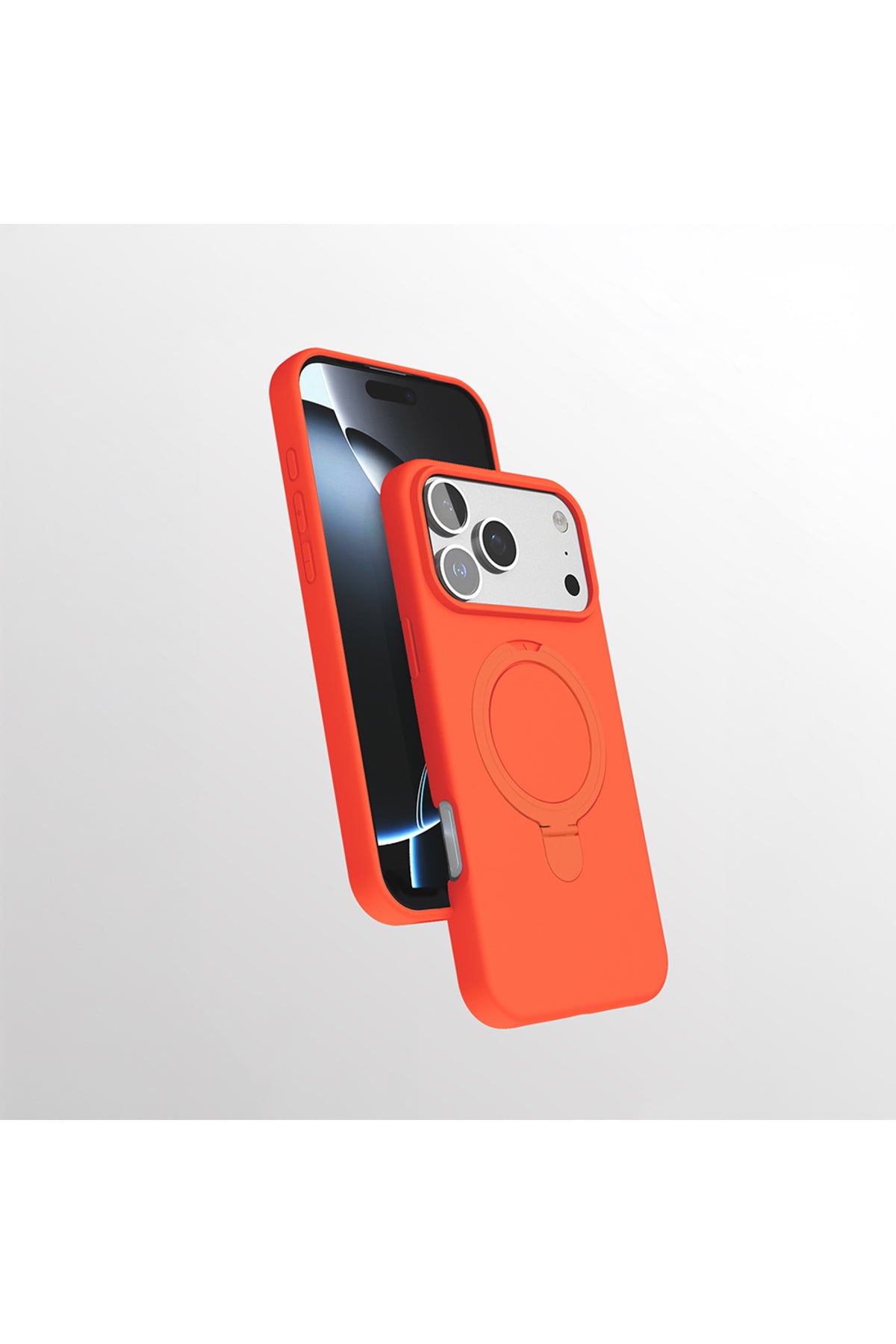 iPhone 17 Pro Max Case Magnetic Charging Ring Stand - Samara Cover