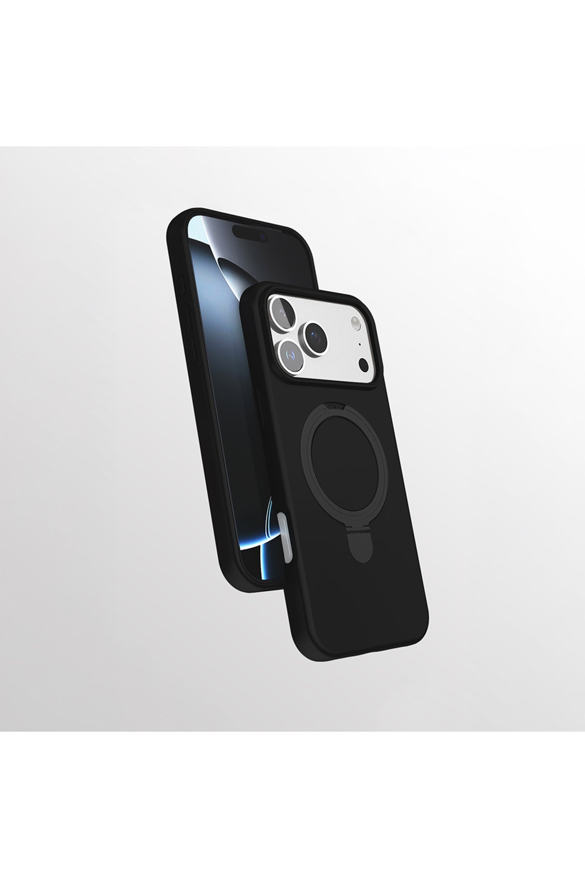 iPhone 17 Pro Max Case Magnetic Charging Ring Stand - Samara Cover