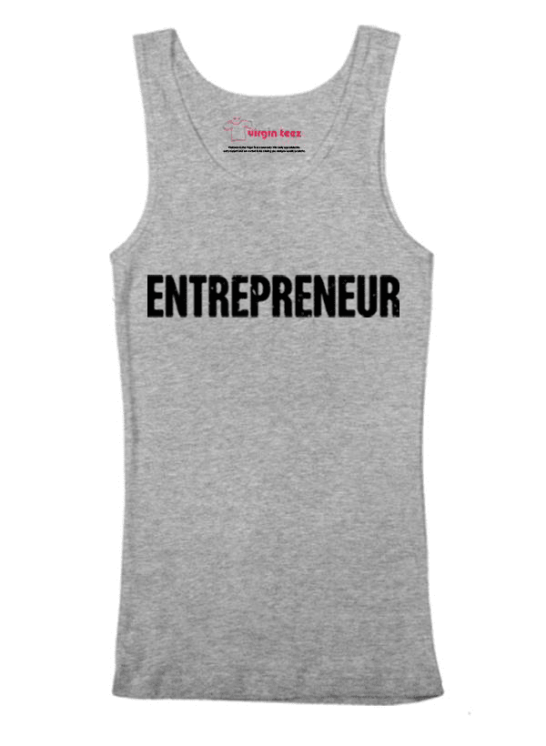 Entrepreneur Tank Top | Motivational Gym Shirt | 100% Cotton Graphic Tank