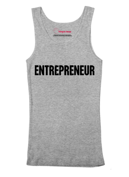 Entrepreneur Tank Top | Motivational Gym Shirt | 100% Cotton Graphic Tank